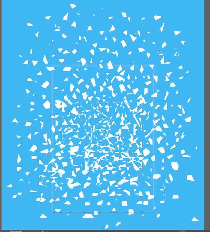ai碎片效果的制作方法