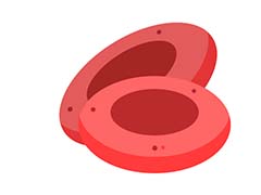 ai怎么设计红细胞标志logo?