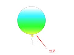ai怎么给渐变色气球添加颜色数量?