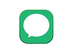 ai怎么设计手机短信息的绿色图标?