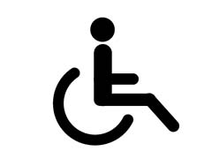 ai怎么设计简洁的残疾人座位标志logo?