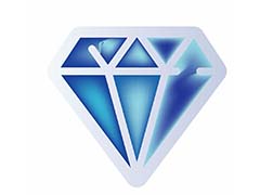 ai怎么绘制钻石图形? AI画钻石标志的教程