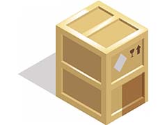 ai怎么画三维立体的木箱? ai木箱子的画法