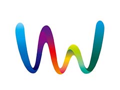 ai怎么设计波浪效果的彩色多面化LOGO标志?