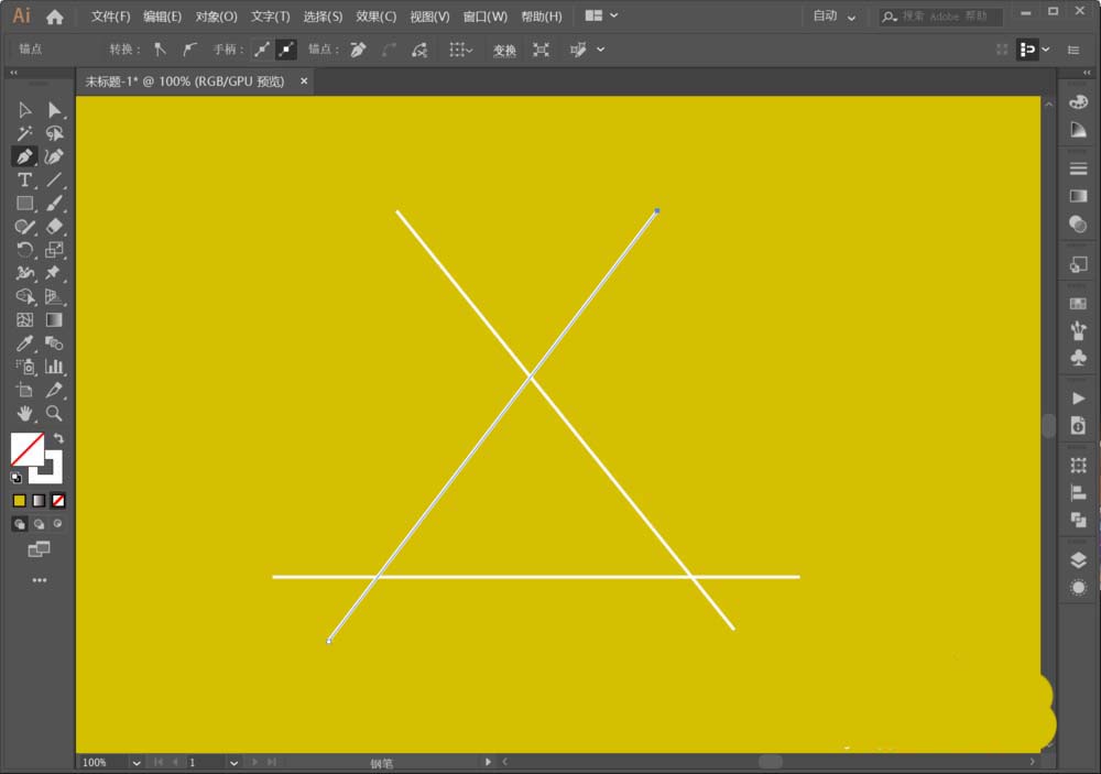 ai怎么快速建立任意角度的参考线