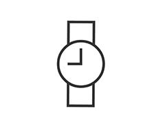 ai怎么绘制简笔画效果的手表图标?