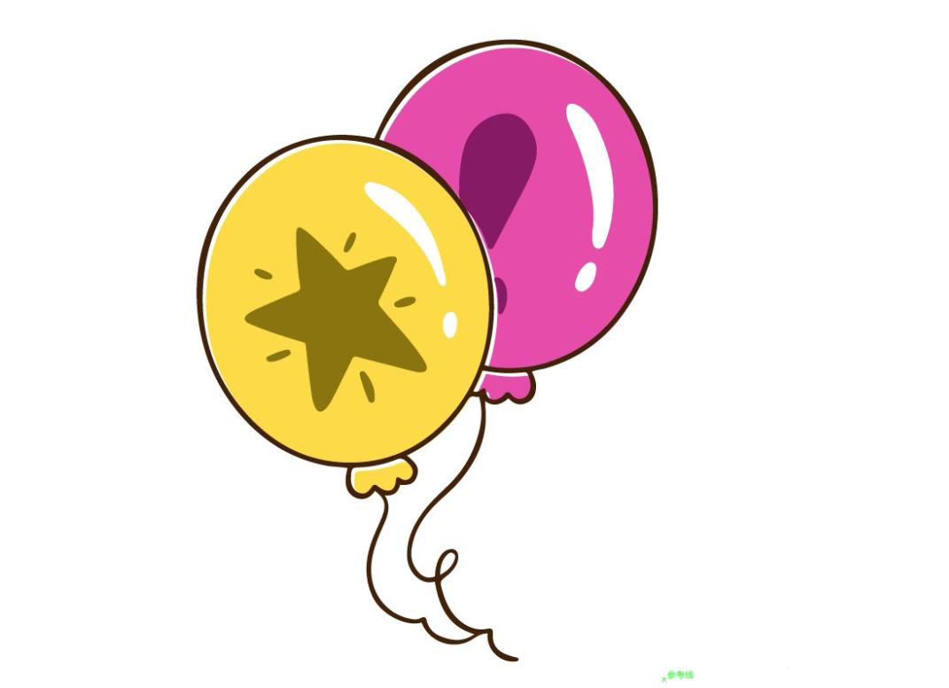 ai怎么手绘水彩效果的气球? ai气球插画的画法(图2)