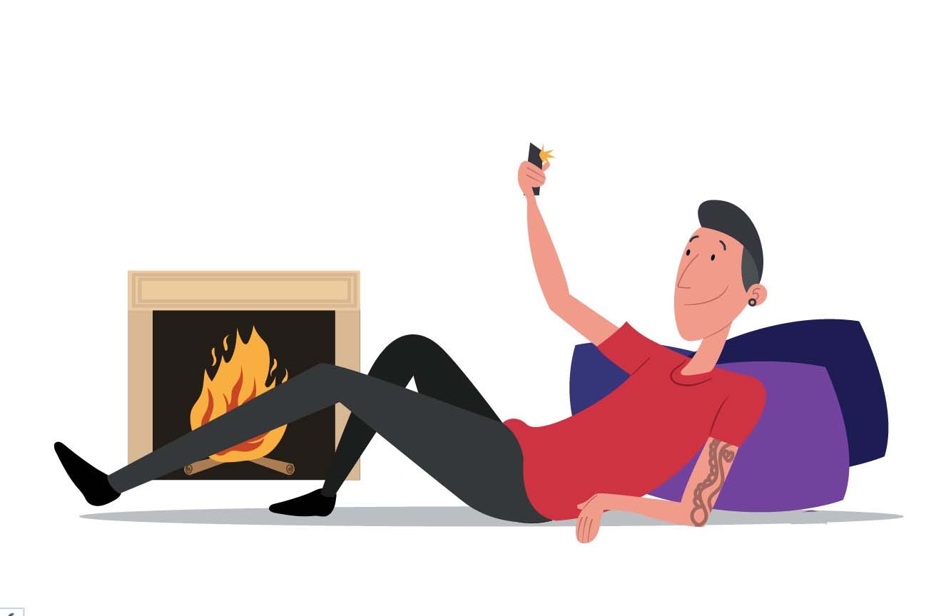 ai怎么设计宅男形象ai宅男家里躺插画的画法