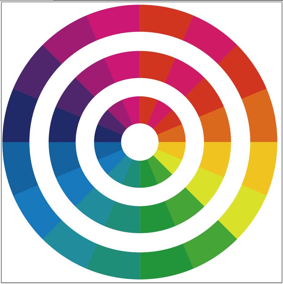 ai怎么设计一款圆形色标环? ai圆形色标环矢量图的画法