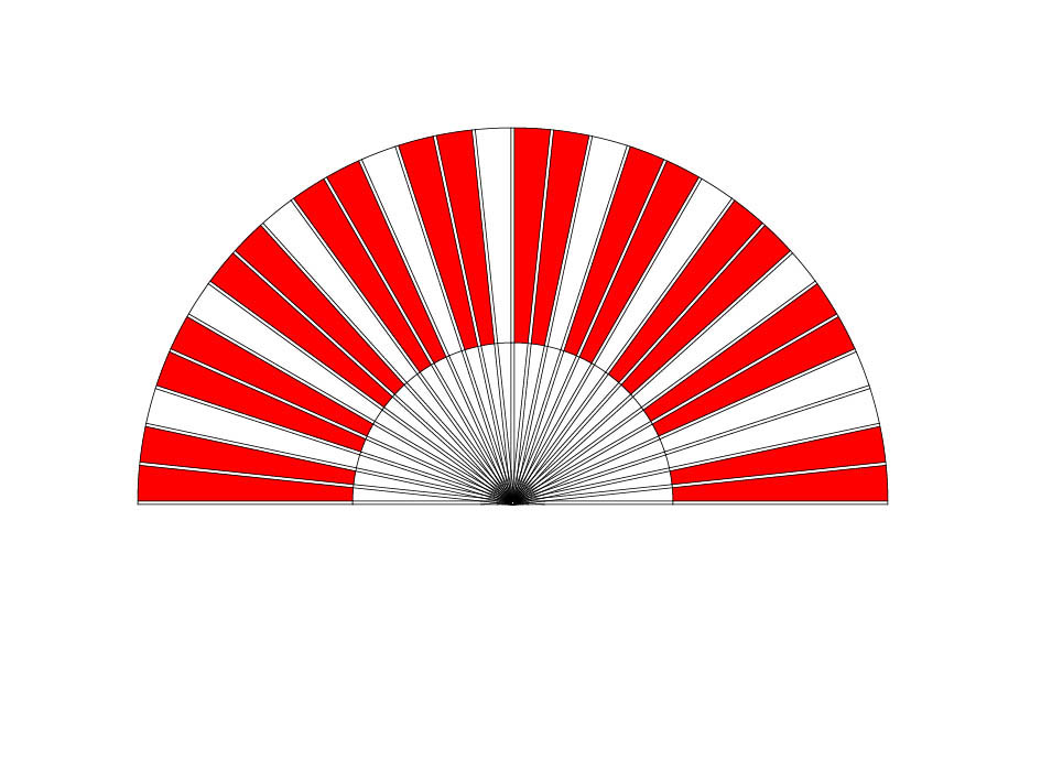 ai手绘折扇矢量图的技巧