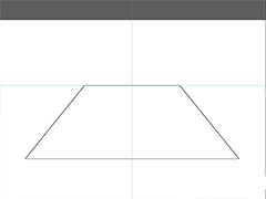 ai怎么画只有一条对称轴的四边形? ai四边形透视效果的画法
