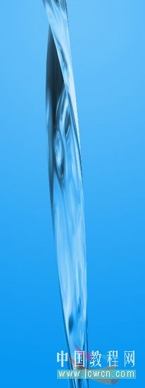 Photoshop模拟自来水管流出的水