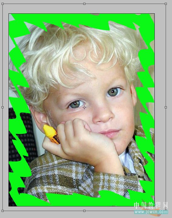 Photoshop初学者实例:个性的照片边框