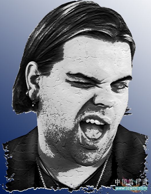 Photoshop教程：轻松制作石膏人像