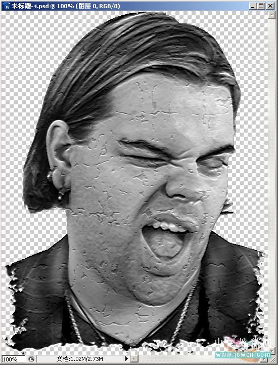 Photoshop教程：轻松制作石膏人像