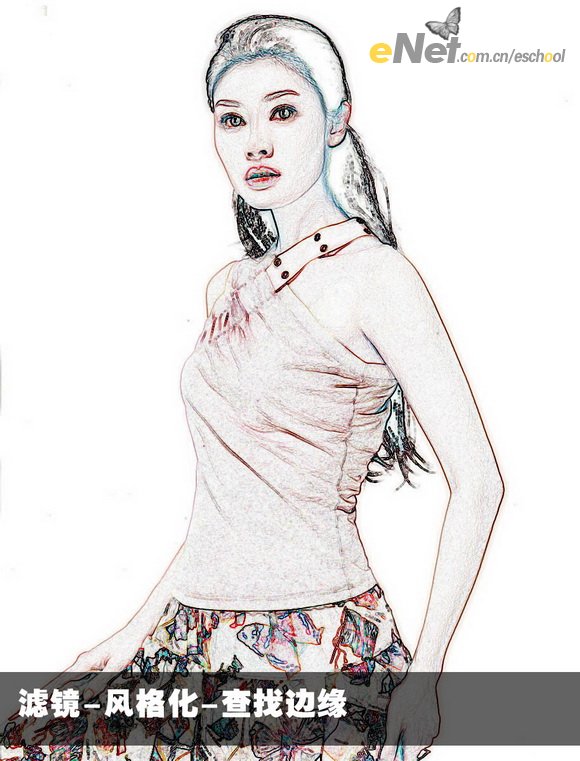 Photoshop教程:POP风格的MM肖像画
