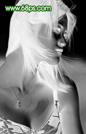 Photoshop教程:美白和修复MM头发