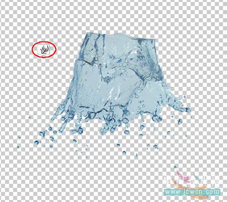 Photoshop给泳装美女穿上漂亮的水裙子