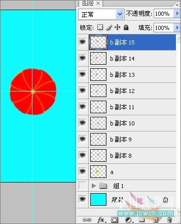 photoshop CS3制作开花逐帧动画