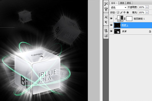 Photoshop CS3教程:制作漂亮流动光线
