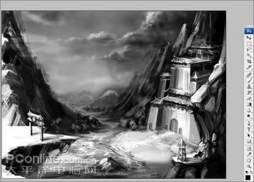 Photoshop CS3 友基绘影2数位板绘图实例