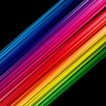 Photoshop纤维滤镜制作精美彩虹光线”