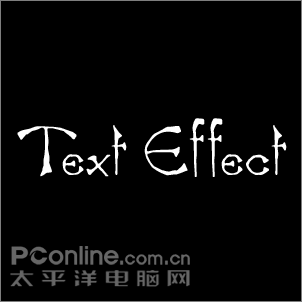 Photoshop实例教程：环形放射文字