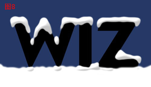 Photoshop制作圣诞堆雪立体文字_脚本之家jb51.net转载