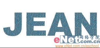 Photoshop打造个性的牛仔布字体_脚本之家jb51.net转载