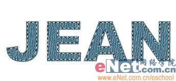 Photoshop打造个性的牛仔布字体_脚本之家jb51.net转载