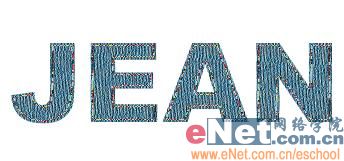 Photoshop打造个性的牛仔布字体_脚本之家jb51.net转载