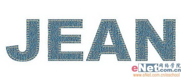 Photoshop打造个性的牛仔布字体_脚本之家jb51.net转载