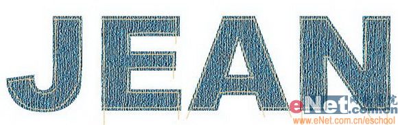 Photoshop打造个性的牛仔布字体_脚本之家jb51.net转载