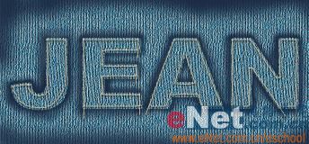 Photoshop打造个性的牛仔布字体_脚本之家jb51.net转载