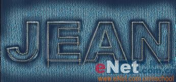 Photoshop打造个性的牛仔布字体_脚本之家jb51.net转载