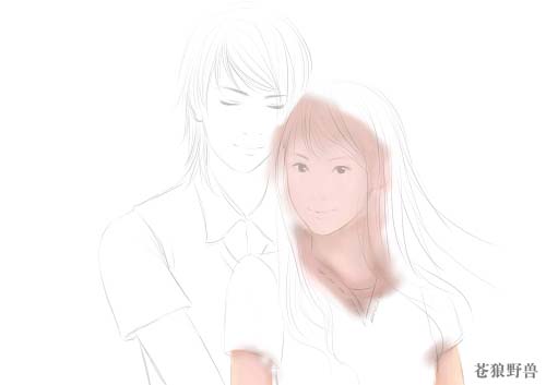 Photoshop鼠绘：漂亮的情侣卡通人物