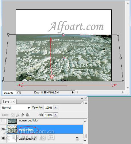 PS轻松制作魅力无限的水底场景