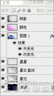 PS教程：滤镜的多重运用制作星空壁纸