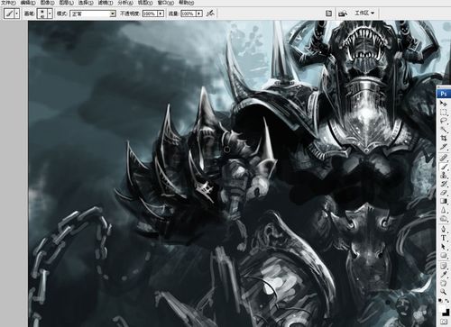 Photoshop CS3绘制“困斗”过程全记录
