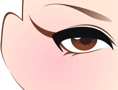 Photoshop鼠绘:矢量人物眼睛的画法