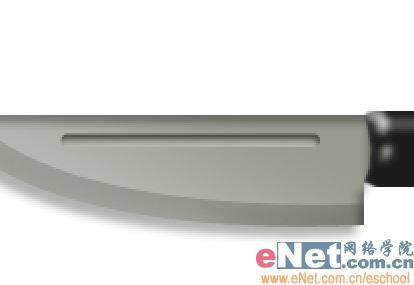 Photoshop鼠绘逼真锋利的水果刀