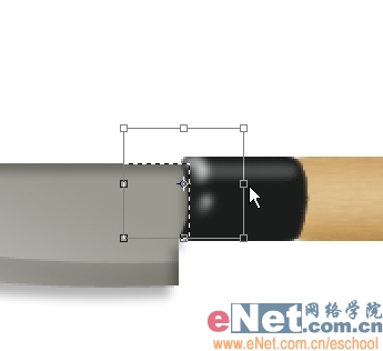 Photoshop鼠绘逼真锋利的水果刀