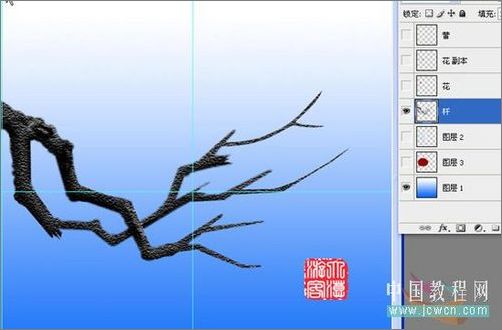 Photoshop教程：鼠绘梅花_脚本之家jb51.net网络转载