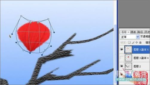 Photoshop教程：鼠绘梅花_脚本之家jb51.net网络转载