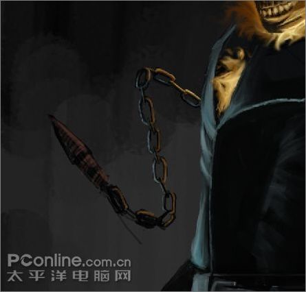 Photoshop手绘实例教程:死灵骑士