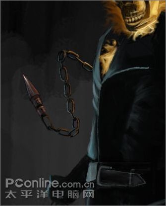 Photoshop手绘实例教程:死灵骑士