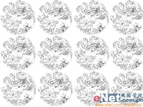 Photoshop模拟中国民间刺绣工艺