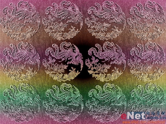 Photoshop模拟中国民间刺绣工艺