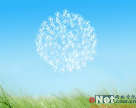 Photoshop教程:绘制美丽的蒲公英