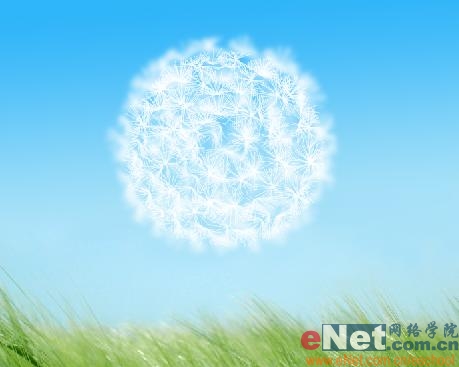 Photoshop教程:绘制美丽的蒲公英